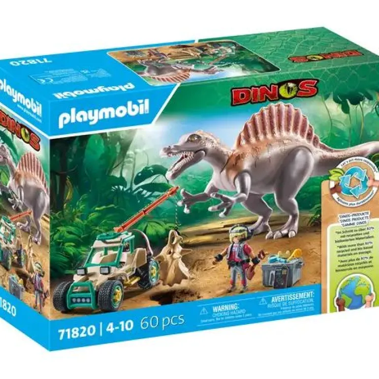 PLAYMOBIL 71820 Spinosaurus-Angriff auf Dino-Ausgrabung | Teddy Toys Kinderwelt