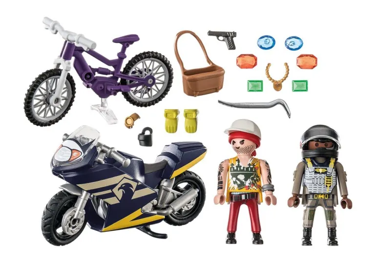 PLAYMOBIL 71255 Starter Pack SEK und Juwelendieb | Teddy Toys Kinderwelt