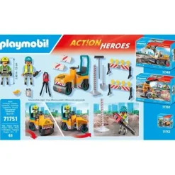 PLAYMOBIL 71751 Straßenbaustelle | Teddy Toys Kinderwelt