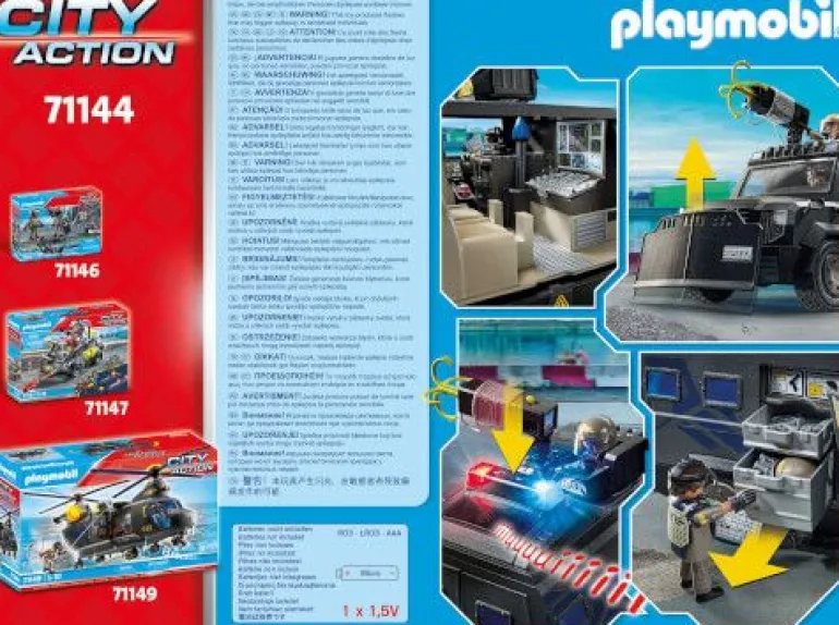 PLAYMOBIL 71144 SWAT-Geländefahrzeug | Teddy Toys Kinderwelt
