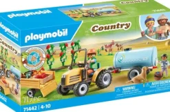 PLAYMOBIL 71442 Traktor mit Anhänger und Wassertank | Teddy Toys Kinderwelt