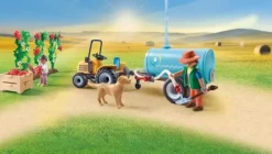 PLAYMOBIL 71442 Traktor mit Anhänger und Wassertank | Teddy Toys Kinderwelt