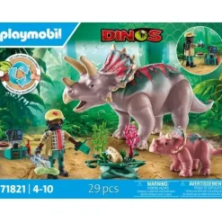 PLAYMOBIL 71821 Triceratops mit Jungtier | Teddy Toys Kinderwelt