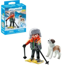 PLAYMOBIL 71741 Wanderer mit Bernhardiner | Teddy Toys Kinderwelt