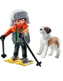 PLAYMOBIL 71741 Wanderer mit Bernhardiner | Teddy Toys Kinderwelt