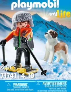 PLAYMOBIL 71741 Wanderer mit Bernhardiner | Teddy Toys Kinderwelt