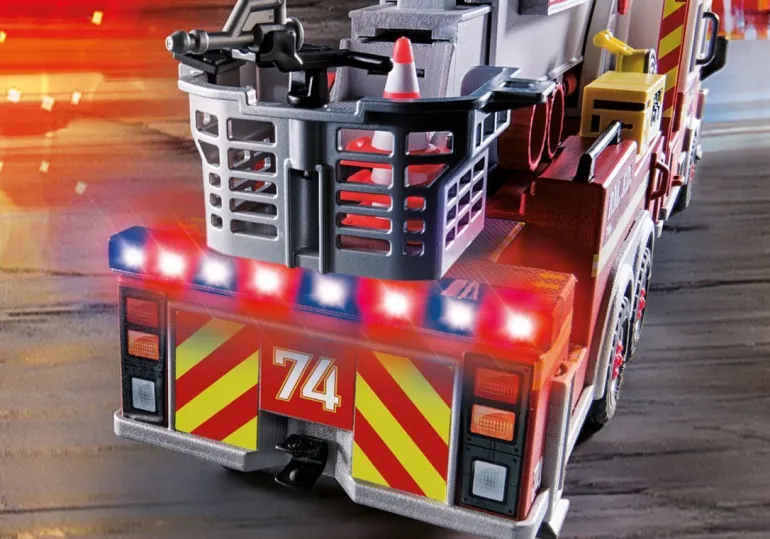 PLAYMOBIL® City Action - Feuerwehr-Fahrzeug: US Tower Ladder | Teddy Toys Kinderwelt