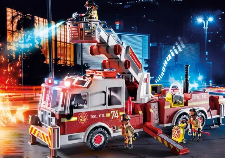 PLAYMOBIL® City Action - Feuerwehr-Fahrzeug: US Tower Ladder | Teddy Toys Kinderwelt