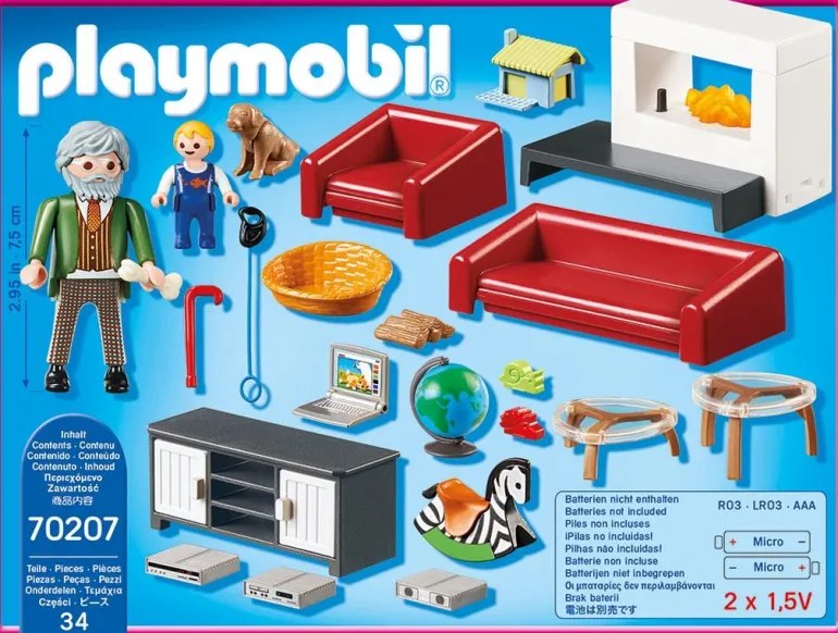 PLAYMOBIL® Dollhouse - Gemütliches Wohnzimmer | Dollhouse | PLAYMOBIL® | Spielzeug | Teddy Toys Kinderwelt