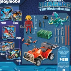 PLAYMOBIL® Dragons - The Nine Realms Icarls ATV & Phil | Teddy Toys Kinderwelt