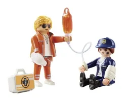 PLAYMOBIL® Duo Pack - Notarzt und Polizistin | Teddy Toys Kinderwelt