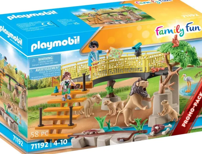 PLAYMOBIL® Family Fun - Löwen im Freigehege | Teddy Toys Kinderwelt