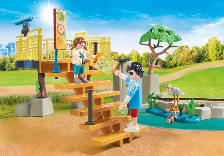 PLAYMOBIL® Family Fun - Löwen im Freigehege | Teddy Toys Kinderwelt