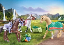 PLAYMOBIL® Horses of Waterfall - 3 Pferde Morgan, Quarter Horse & Shag | Teddy Toys Kinderwelt