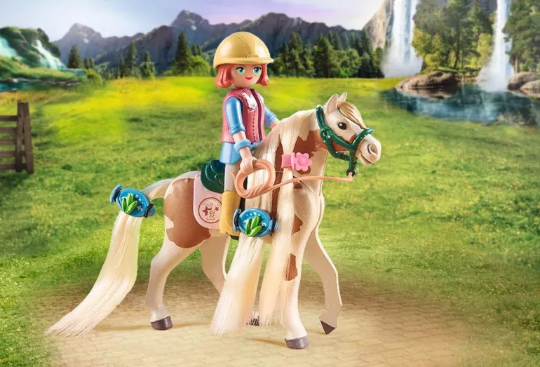 PLAYMOBIL® Horses of Waterfall - Ellie & Pferd mit Kreppeisen | Teddy Toys Kinderwelt