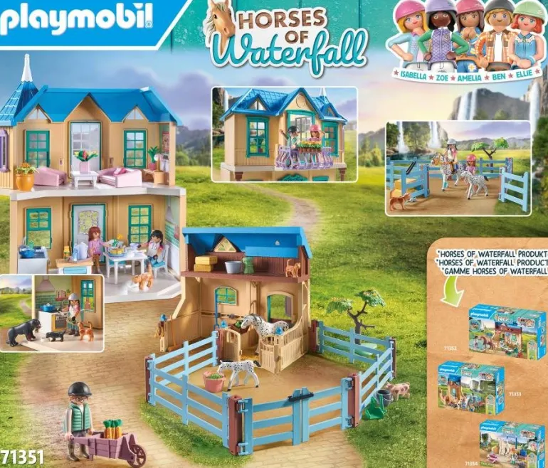 PLAYMOBIL® Horses of Waterfall - Waterfall Ranch | Teddy Toys Kinderwelt