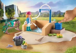 PLAYMOBIL® Horses of Waterfall - Isabella & Lioness Mit Waschplatz | Teddy Toys Kinderwelt