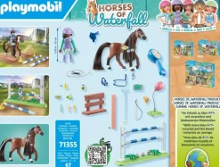 PLAYMOBIL® Horses of Waterfall - Zoe & Blaze Mit Turnierparcours | Teddy Toys Kinderwelt