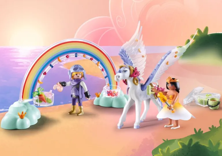PLAYMOBIL® Princess Magic - Himmlischer Pegasus Mit Regenbogen | PLAYMOBIL® | Marken | Teddy Toys Kinderwelt
