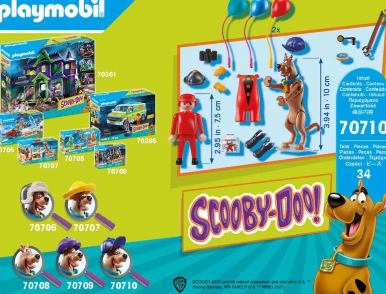 PLAYMOBIL® SCOOBY-DOO! - Abenteuer mit Ghost Clown | Teddy Toys Kinderwelt
