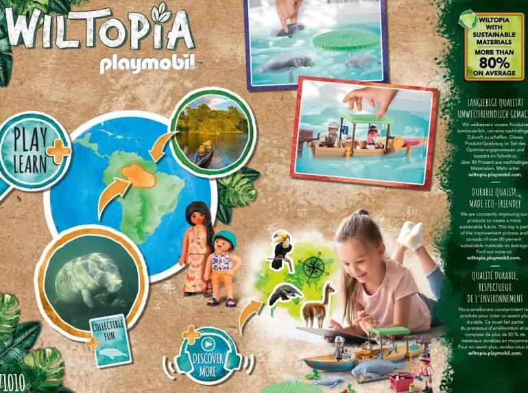 PLAYMOBIL® Wiltopia - Bootsausflug zu den Seekühen | Teddy Toys Kinderwelt