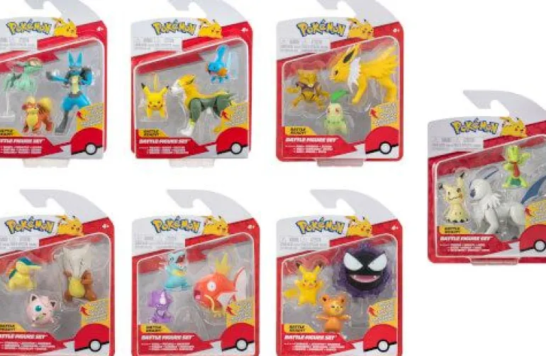 Pokémon Battle Figuren Dreierpack, sortiert | Teddy Toys Kinderwelt