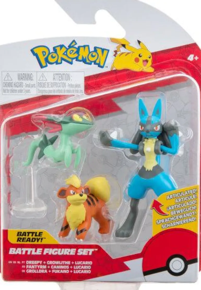 Pokémon Battle Figuren Dreierpack, sortiert | Teddy Toys Kinderwelt