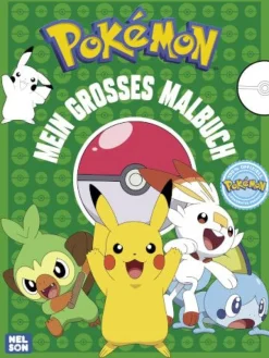 Pokémon: Mein großes Malbuch | Teddy Toys Kinderwelt