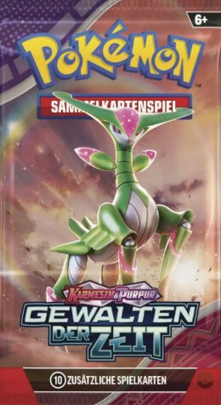 Pokémon-Sammelkartenspiel: Boosterpack Karmesin & Purpur - Gewalt | Teddy Toys Kinderwelt