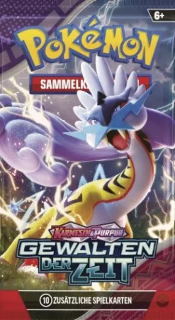 Pokémon-Sammelkartenspiel: Boosterpack Karmesin & Purpur - Gewalt | Teddy Toys Kinderwelt