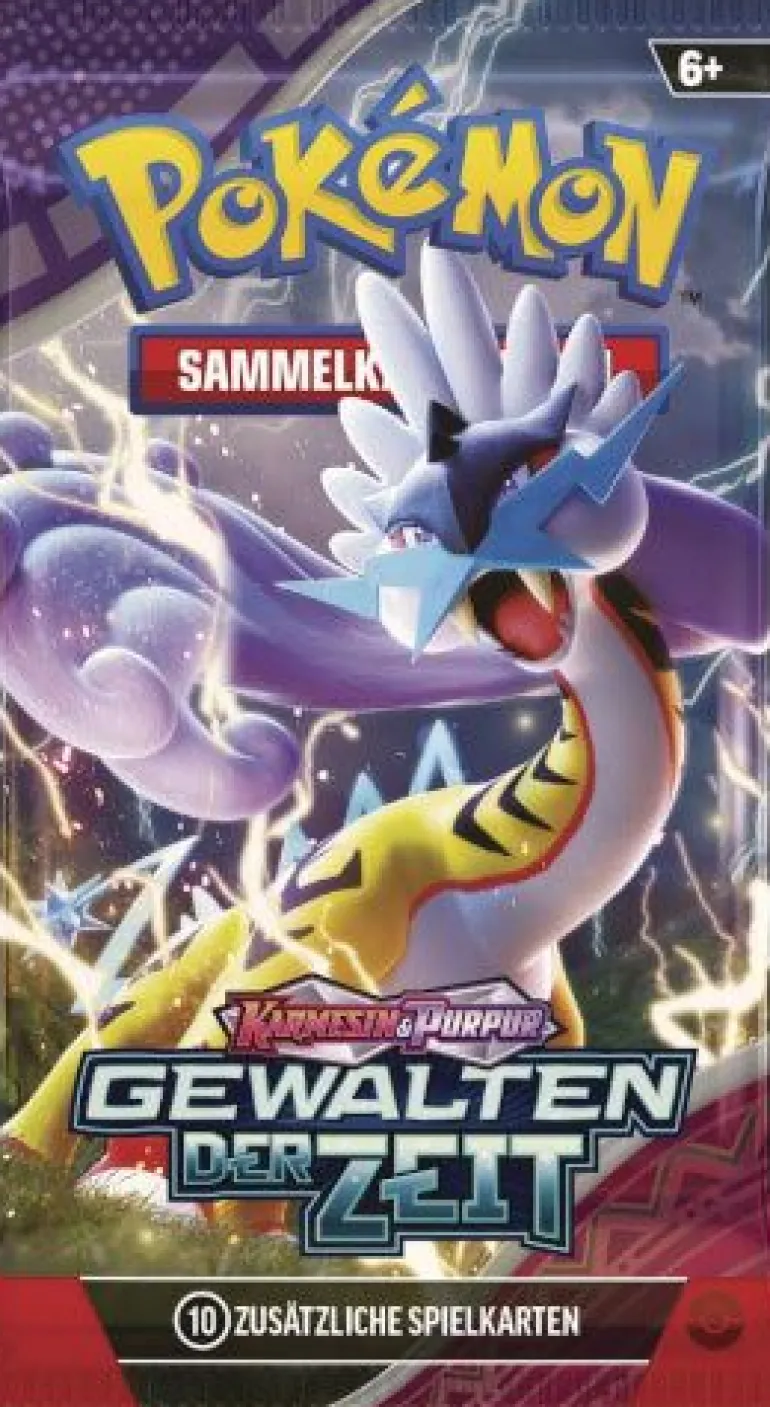 Pokémon-Sammelkartenspiel: Boosterpack Karmesin & Purpur - Gewalt | Teddy Toys Kinderwelt