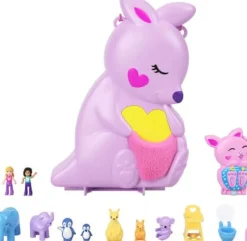 Polly Pocket - Mama & Joey Kangaroo Schatulle, HKV50 | Teddy Toys Kinderwelt