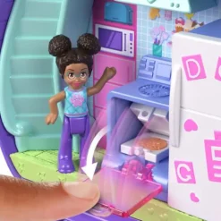 Polly Pocket Übernachtungsparty-Welpen-Spielset mit 1 kleinen Pup | Teddy Toys Kinderwelt