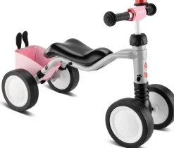 PUKY - Rutschfahrzeug Wutsch® Bundle, lichtgrau/rose | Teddy Toys Kinderwelt