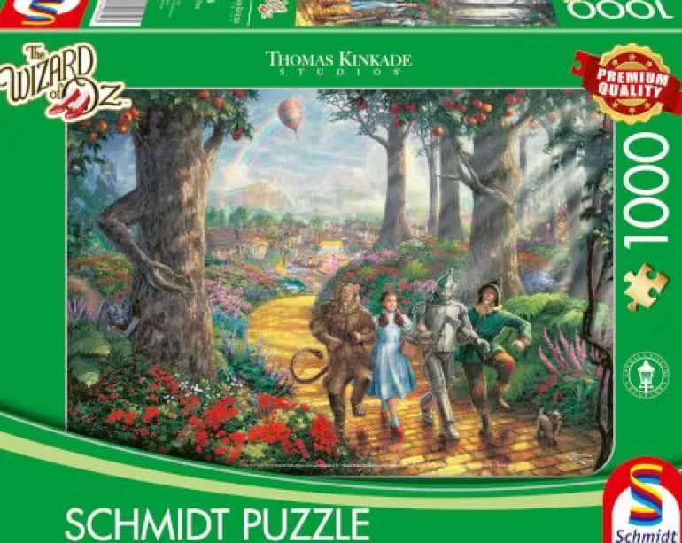 Puzzle Thomas Kinkade DC Wizard of Oz, Follow The YELLOW BRICK RO | Teddy Toys Kinderwelt