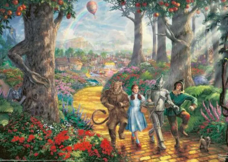 Puzzle Thomas Kinkade DC Wizard of Oz, Follow The YELLOW BRICK RO | Teddy Toys Kinderwelt