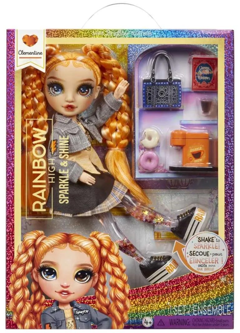 Rainbow HighSparkle & Shine Fashion Dolls- CLEMENTINE (Orange) | Teddy Toys Kinderwelt