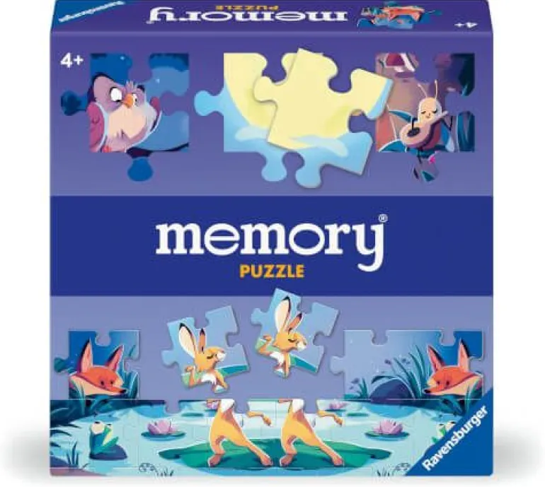 Ravensburger 24690 - memory® Puzzle Tiere am Teich - Für 2-4 memo | Teddy Toys Kinderwelt