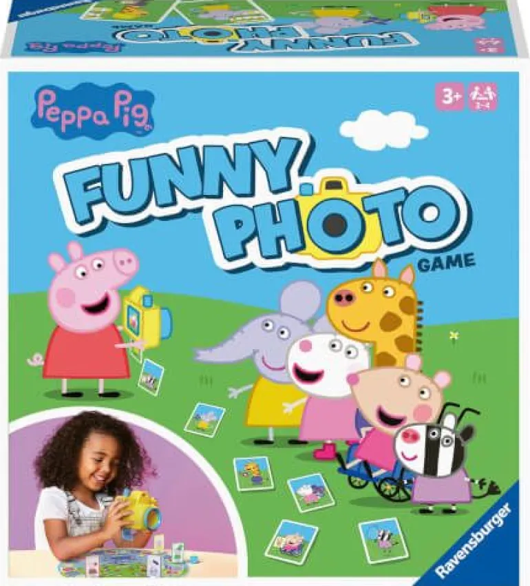 Ravensburger 20982 - Peppa Pig Funny Photo Game, Aktionsspiel mit | Teddy Toys Kinderwelt