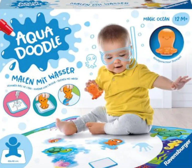 Ravensburger 4568 Aquadoodle Magic Ocean - Fleckenfreies Stempeln | Teddy Toys Kinderwelt