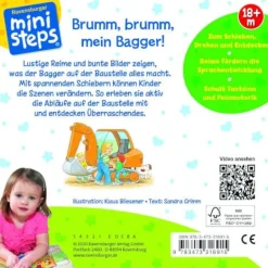 Ravensburger 31691 Bliesener, Brumm, brumm, Bagger! 18+m | Teddy Toys Kinderwelt