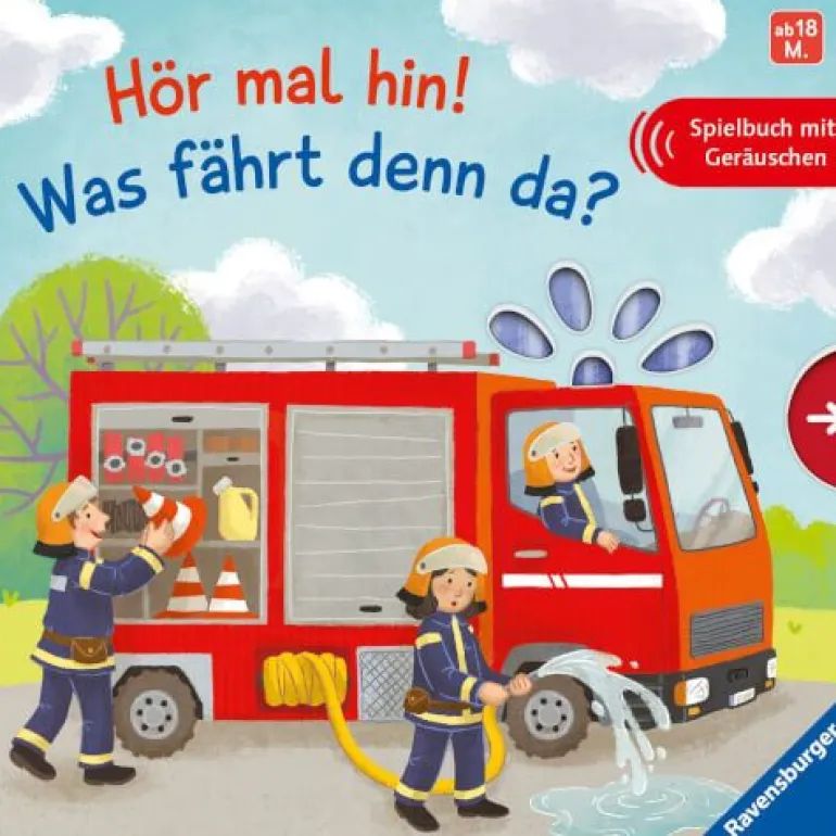 Ravensburger 43834 Hör mal hin! Was fährt denn da? | Teddy Toys Kinderwelt