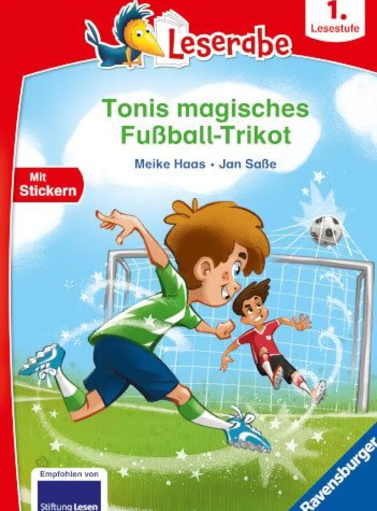 Ravensburger 46316 Leserabe - 1. Lesestufe: Tonis magisches Fußba | Teddy Toys Kinderwelt