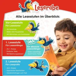 Ravensburger 46313 Leserabe - 1. Lesestufe Kurz und leicht: Gehe | Teddy Toys Kinderwelt