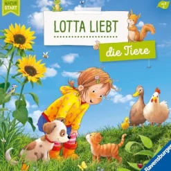 Ravensburger 42057 Lotta liebt die Tiere Pappbilderbuch über 10 E | Teddy Toys Kinderwelt