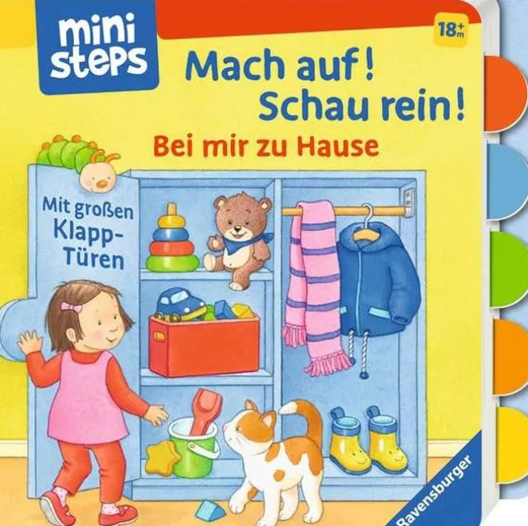 Ravensburger 30180 Mach auf! Schau rein! Bei mir zu Hause | Teddy Toys Kinderwelt