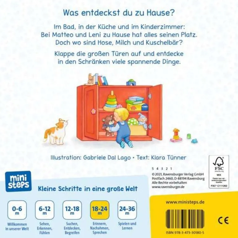 Ravensburger 30180 Mach auf! Schau rein! Bei mir zu Hause | Teddy Toys Kinderwelt