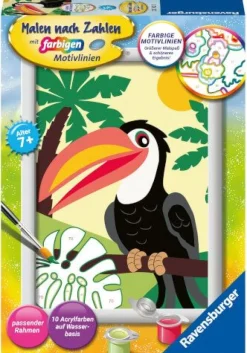 Ravensburger 23762 Malen nach Zahlen Tukan im Dschungel Malen nac | Teddy Toys Kinderwelt