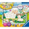 Ravensburger 23764 Malen nach Zahlen Schaf mit Lämmchen Malen nac | Teddy Toys Kinderwelt
