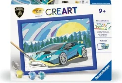 Ravensburger 23959 Malen nach Zahlen Blauer Lamborghini Malen nac | Teddy Toys Kinderwelt